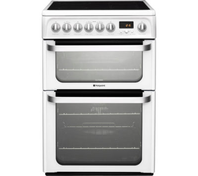 HOTPOINT Ultima HUE61PS 60 cm Electric Ceramic Cooker - White HOTPOINT Ultima HUE61PS 60 cm Electric Ceramic Cooker - White